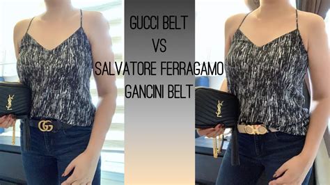 gucci vs ferragamo belt|salvatore ferragamo vs gucci.